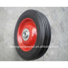 6x2 Inches Solid Rubber Wheel For Hand Truck/Wagon/Castor